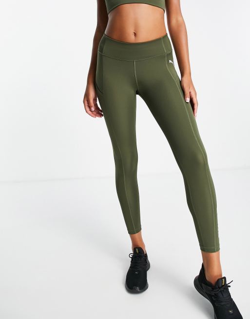 Puma Leggins Deportivo Mujer Classics Block verde