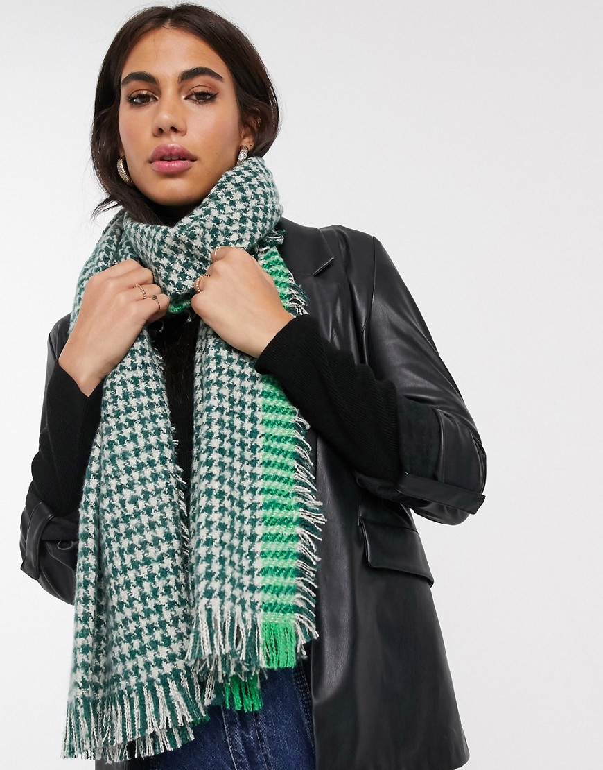 фото Легкий шарф с узором "гусиная лапка" vero moda-мульти