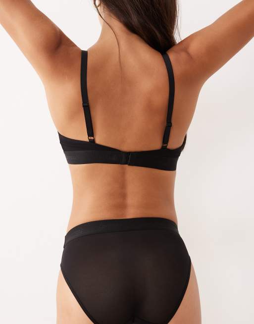 Lemonade Dolls So Soft mesh brief in black