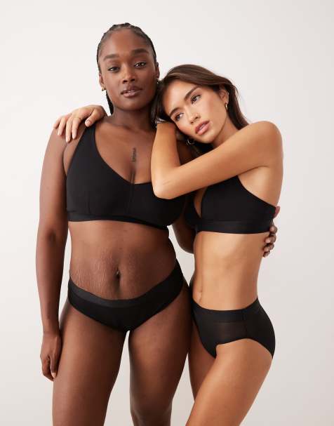 Lemonade Dolls - So Soft - Onderbroek van mesh in zwart - view 1