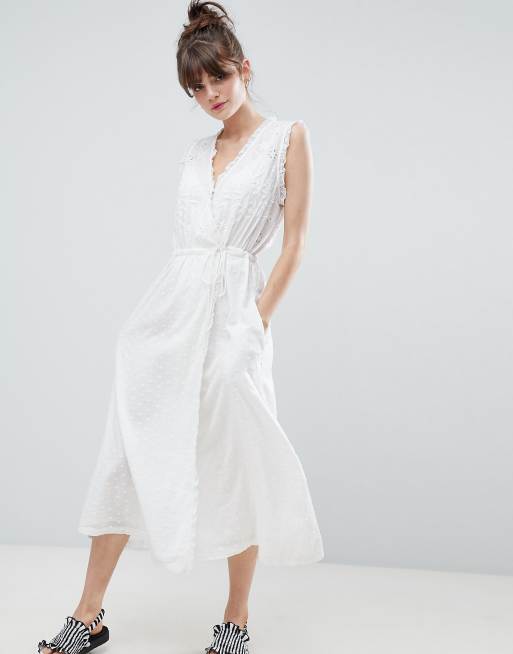 Leon and Harper Frill Wrap Midaxi dress