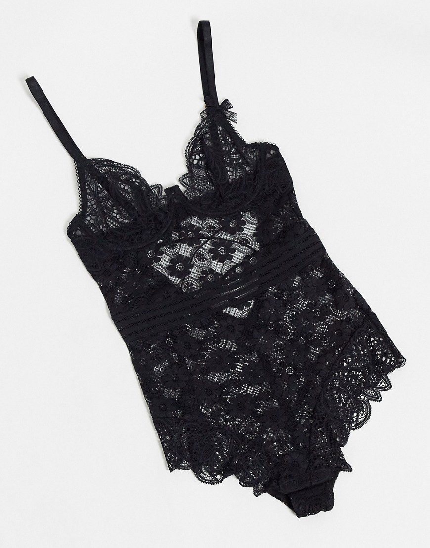 Lepel Charlie Lace Body in Black