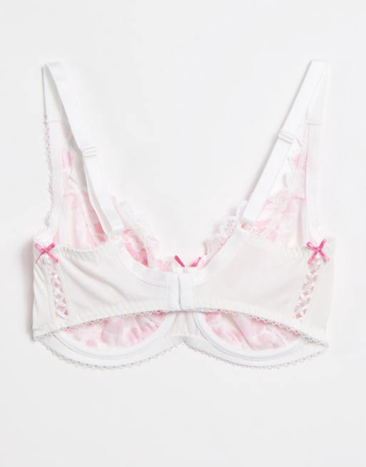 Lepel - Fiore - Beha met volledige cups in ivoor en lippenstift roze, 2 van 4