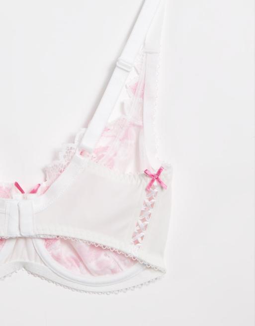 Lepel - Fiore - Beha met volledige cups in ivoor en lippenstift roze, 3 van 4