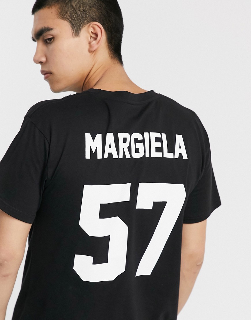 Les (Art)ists Margiela 57 football t-shirt in black