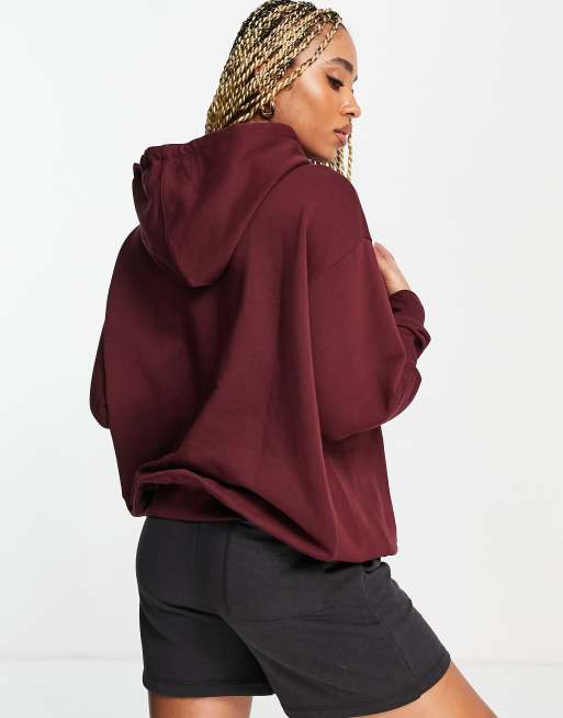 Girls store burgundy hoodie