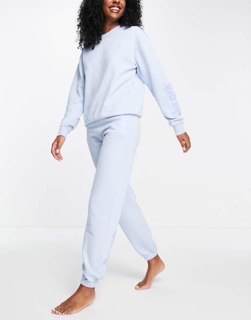 Les Girls Les Boys - Ultimate - Joggingbroek met normale pasvorm in blauw