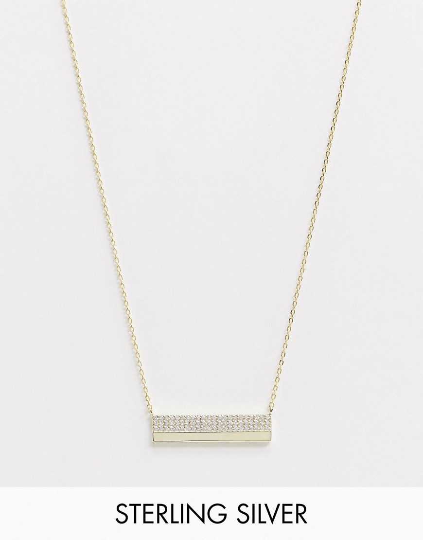 Lesa Michelle Gold Block Necklace
