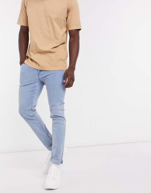 Let forvaskede blå skinny jeans fra ASOS DESIGN
