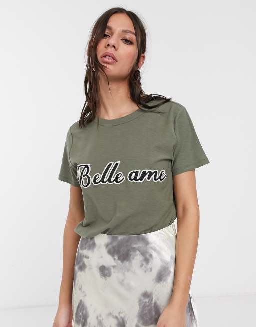 Levete Room Belle T-shirt in khaki