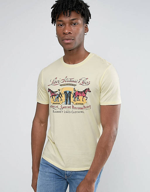 Tips zweep Rot Levis 2 Horse Graphic T-Shirt | ASOS