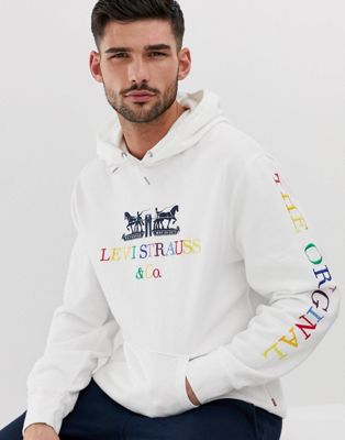 levi white hoodie