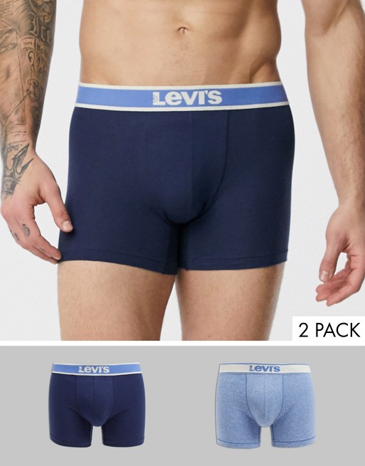 Levis 2 pack boxer briefs in blue