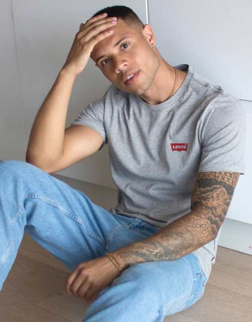 Levis grey t clearance shirt