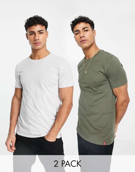 Levi's slim 2 pack 2024 crew