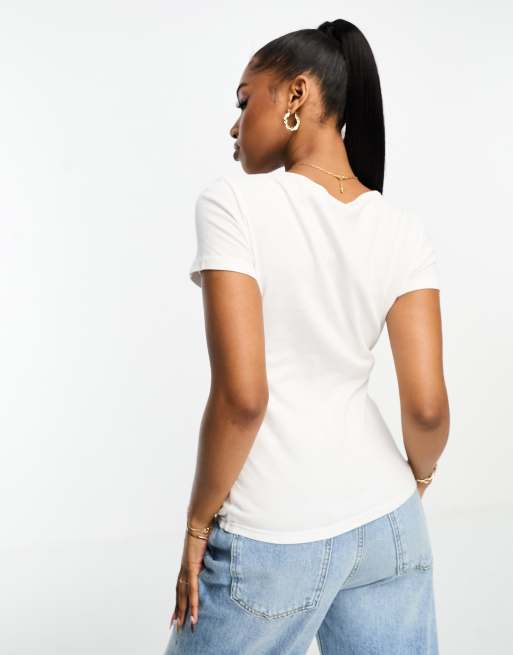 Levi's 2 pack t-shirt in white and black with logo, 4 of 4