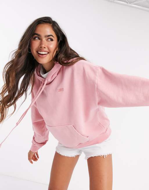 Levi's store hoodie pink