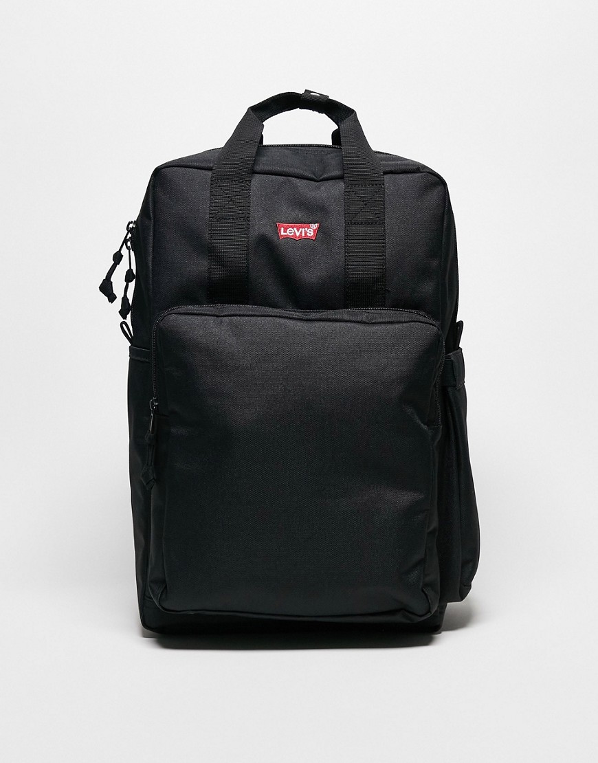 Levi’s 25L backpack in black with batwing logo