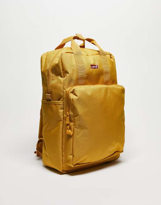 Levi's - 25L rugzak in geel met vleermuislogo 