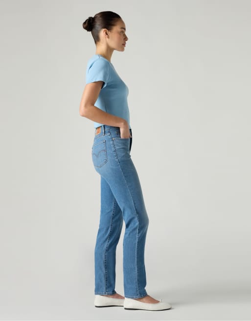 Levi's - 312 - Corrigerende smalle jeans in lichtblauw, 4 van 4