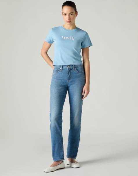 Levi's - 312 - Jeans slim modellanti azzurri - view 1