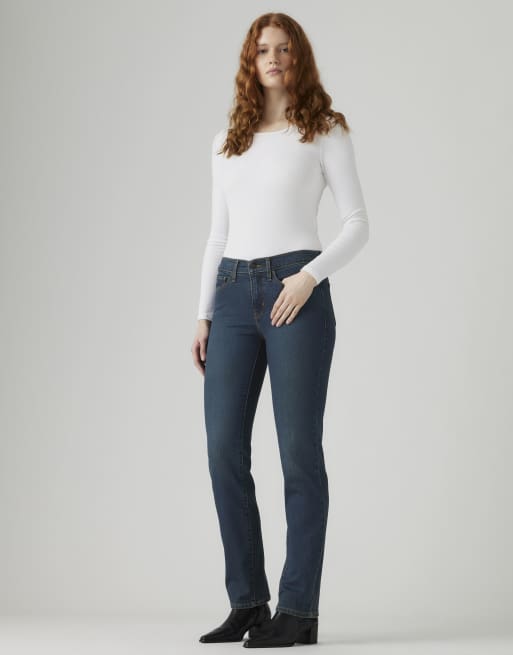 Levi's - 314 - Corrigerende rechte jeans in donkerblauw, 3 van 4