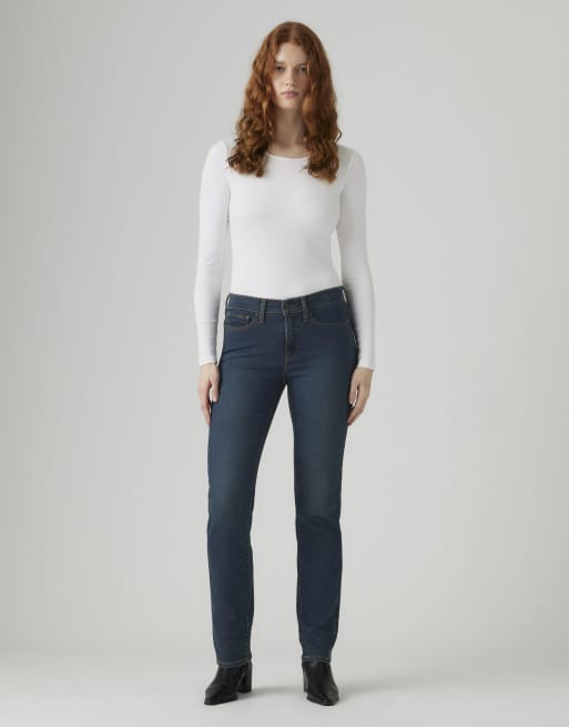 Levi's - 314 - Jeans dritti modellanti blu scuro, 2 di 4