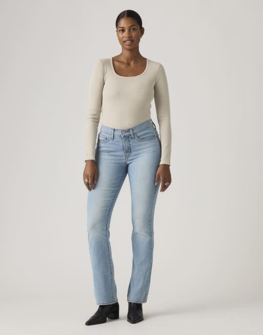 Levi's - 315 - Corrigerende bootcut jeans in blauw, 4 van 4