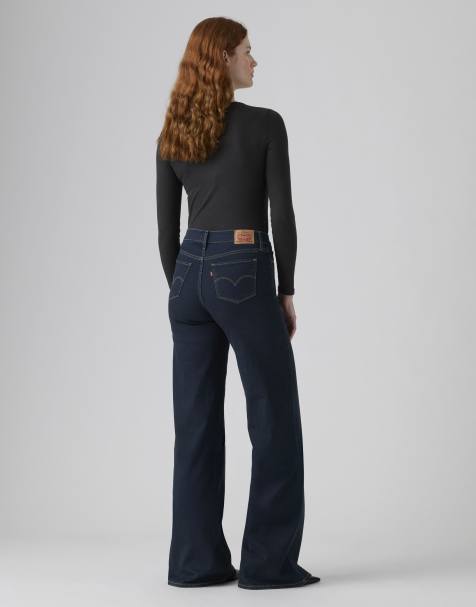Levi's - 318 - Vaqueros azules moldeadores de pernera ancha - view 1