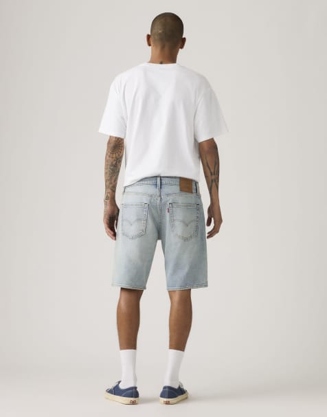 Levi's - 405 - Pantalones cortos azul claro de corte estándar - view 1