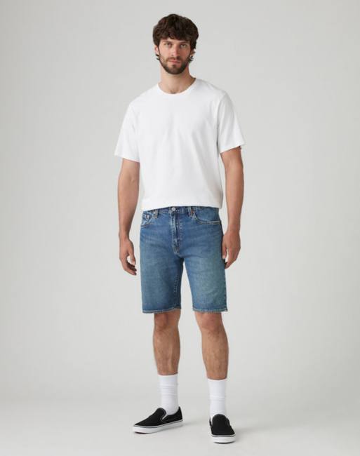 Levi's - 405 - Pantalones cortos azules de corte estándar, 2 de 4