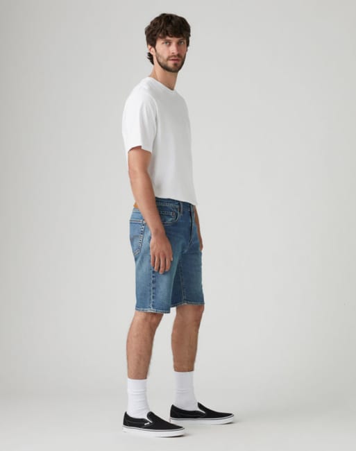 Levi's – 405 – Shorts in Marineblau mit regulärer Passform, 4 von 4