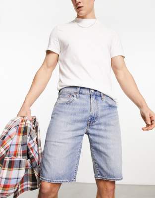 Levi's 405 standard fit denim shorts in dark blue wash - ASOS Price Checker