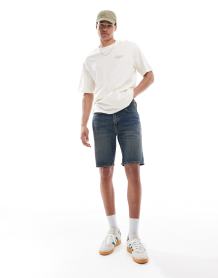 ONLY & SONS - T-shirt met oversized pasvorm en resort-print op de achterkant in crème