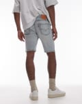 [Levi's] Levi's 405 Standard fit distressed denim shorts in light wash-Blue W34 L10 light wash