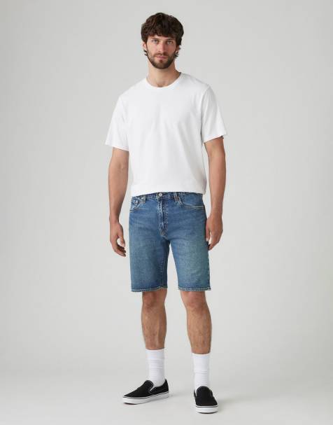 Levi's 405 standard shorts in blue - view 1