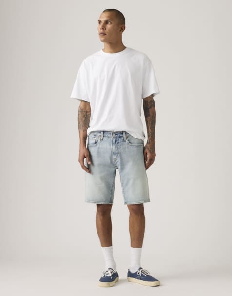 Levi's 405 standard shorts in light blue - view 1