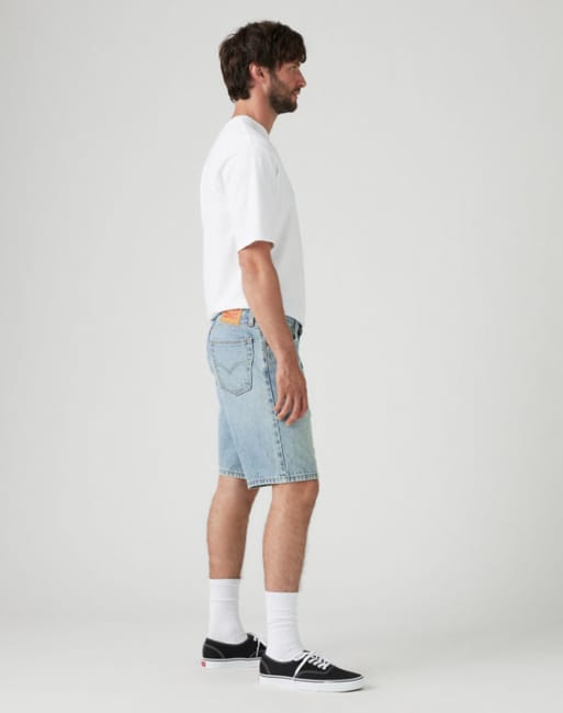Levi's 454 relaxed shorts my best album shorts in light blue, 4 of 4