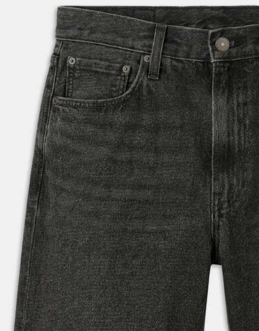 Levi's 468 loose denim shorts in washed black, 9 of 9