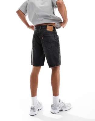 Levi's - 468 - Short ample en jean - Noir délavé