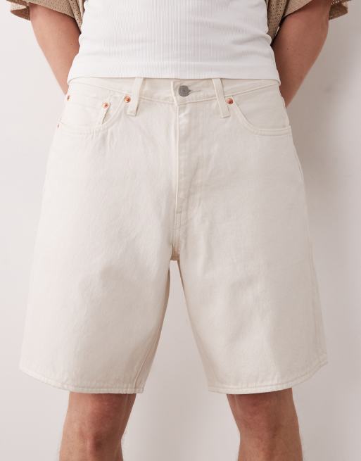 Levi's - 468 - Short en jean ample - Écru, 4 de 5