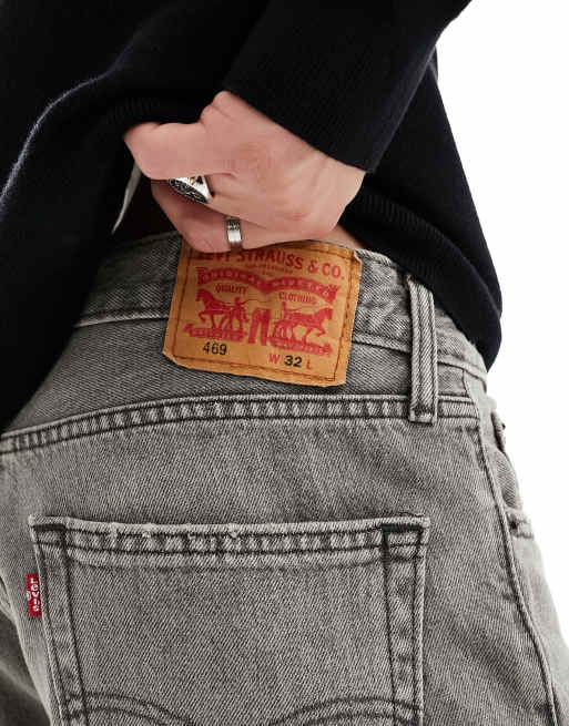 Levi's - 468 Stay Loose - Shorts i lysegrå vask, 2 af 5