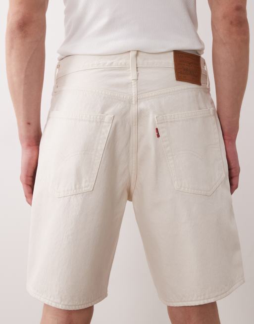 Levi's – 468 – Szorty jeansowe o luźnym kroju w kolorze ecru, 5 z 5