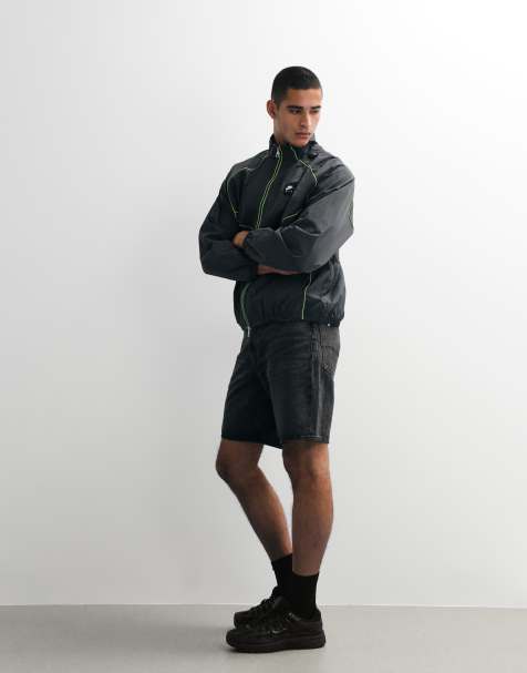 Levi's 468 loose denim shorts in washed black