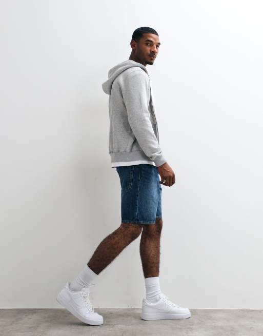 Levi's - 468 tay - Mellembl,å forvaskede og løse denimshorts, 2 af 5