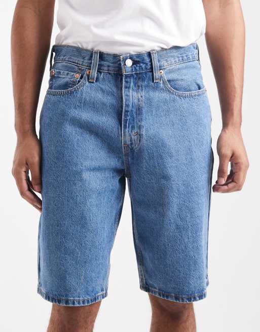 Levi's - 469 - Pantalones cortos vaqueros de corte suelto con lavado medio, 4 de 5