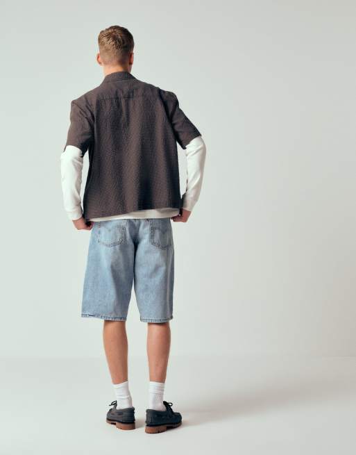 Levi's - 470 - Pantaloncini di jeans ampi lavaggio chiaro, 3 di 7