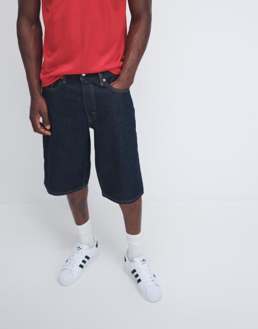 Levi's - 470 - Pantaloncini larghi in denim indaco , 2 di 9