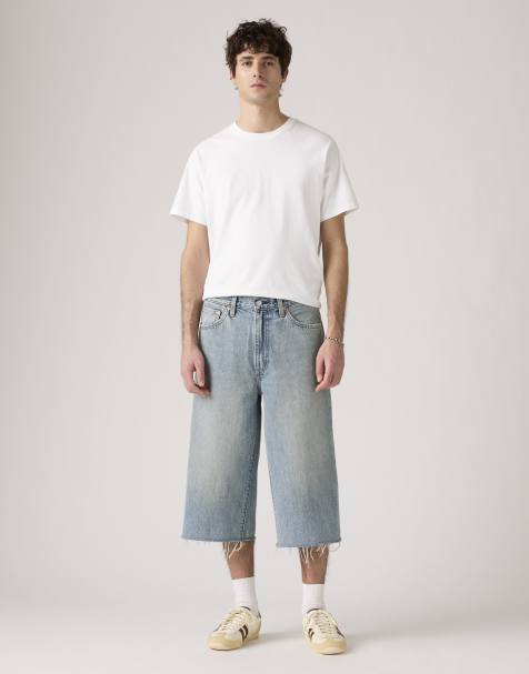 Levi's 478 baggy capris in blue - view 1