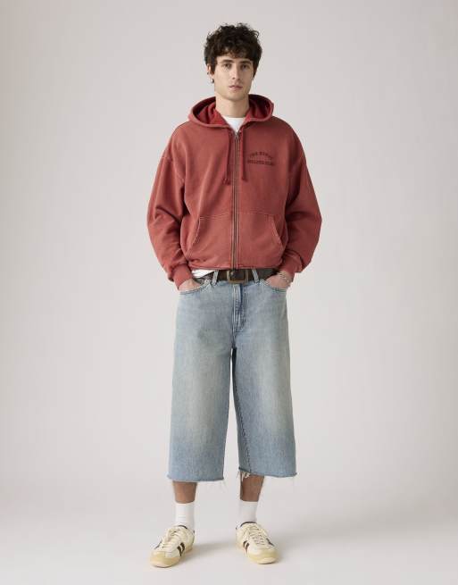 Levi's 478 baggy capris in blue, 3 of 4